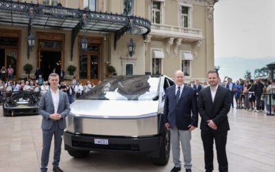 Prince Albert becomes first official driver of Tesla Cybertruck in Europe