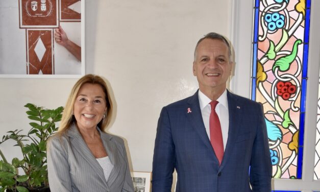Mayor Georges Marsan Welcomes New Italian Ambassador to City Hall