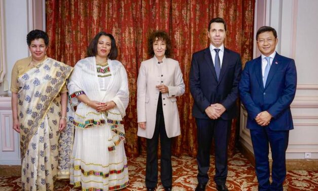 Prince Albert receives credentials of four new ambassadors