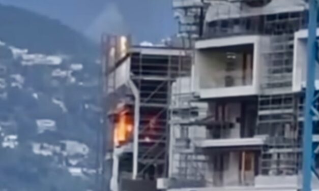 Rubbish fire breaks out at Mareterra construction site in Monaco