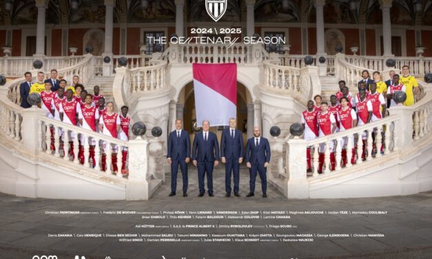 AS Monaco unveils official centenary season photo with Prince Albert
