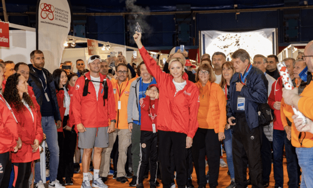 Princess Charlene kicks off No Finish Line with a bang