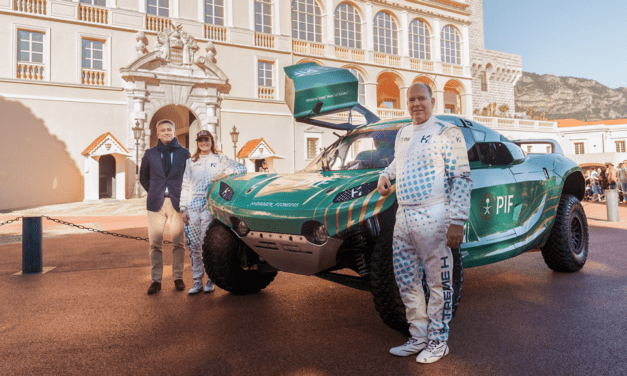 HSH Prince Albert II drives hydrogen-powered racing car as Monaco leads clean mobility revolution