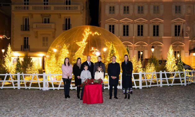 Princely family lights up Monaco for the holiday season