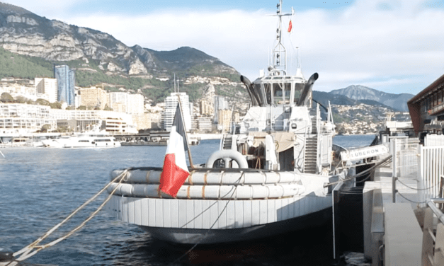 French Navy’s Luberon stops over in Monaco