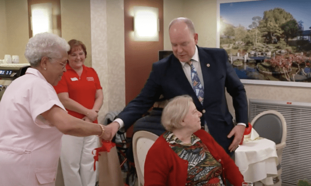 HSH Prince Albert II brings festive cheer to the residents of A Qietüdine