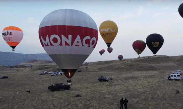 Monaco balloon takes to Armenian skies with eco-friendly innovation