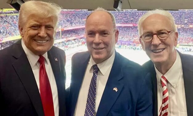 HSH Prince Albert II and Donald Trump reunite at Super Bowl in New Orleans