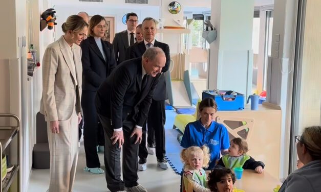HSH Prince Albert II and Princess Charlene Visit Renovated Monte-Carlo Nursery