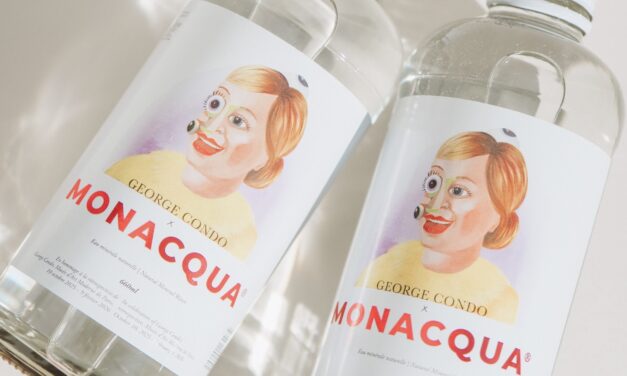 George Condo artwork appears on limited edition Monacqua bottles