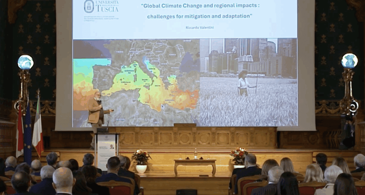 Nobel Prize-winning climate scientist Riccardo Valentini inspires Monaco audience
