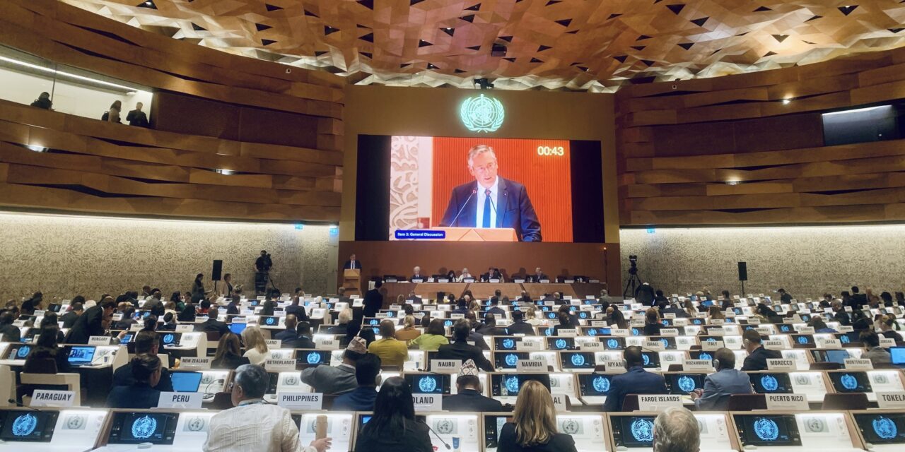 Monaco’s Health Minister Christophe Robino addresses global challenges at World Health Assembly