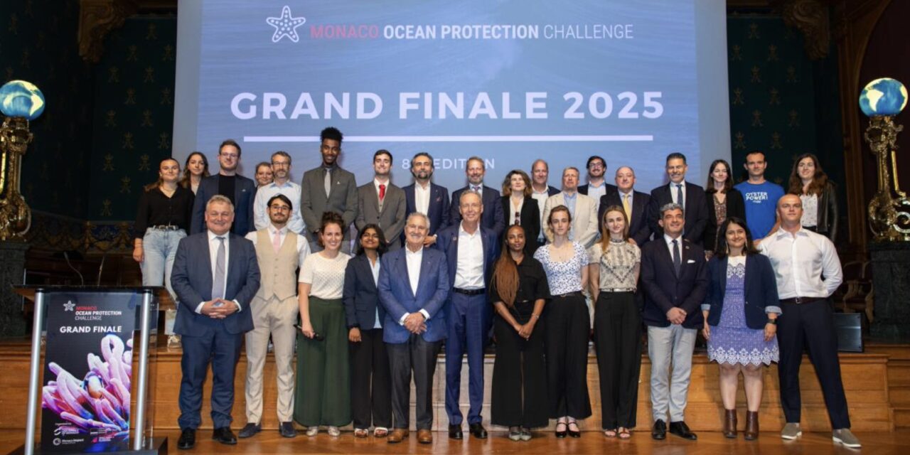 Young ocean innovators take centre stage at Monaco’s 2025 Ocean Protection Challenge
