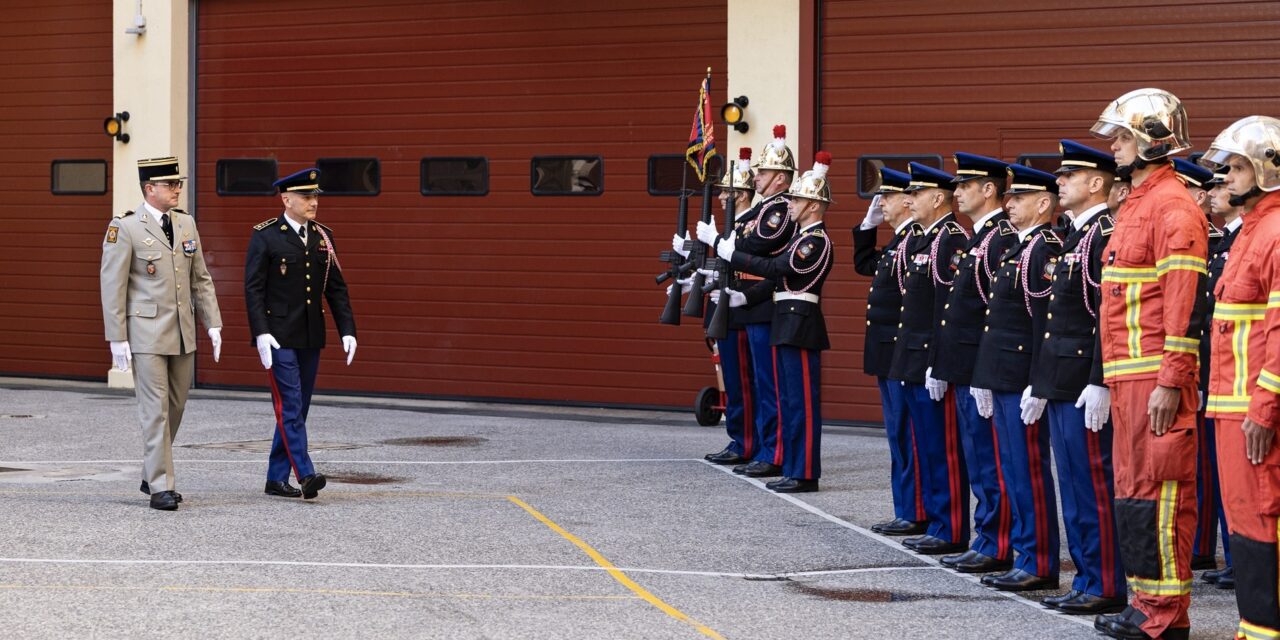 French Civil Security Chief visits Monaco Fire Brigade
