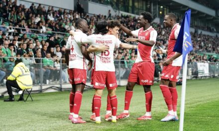Monaco tame the Greens in Saint-Étienne to reclaim second place