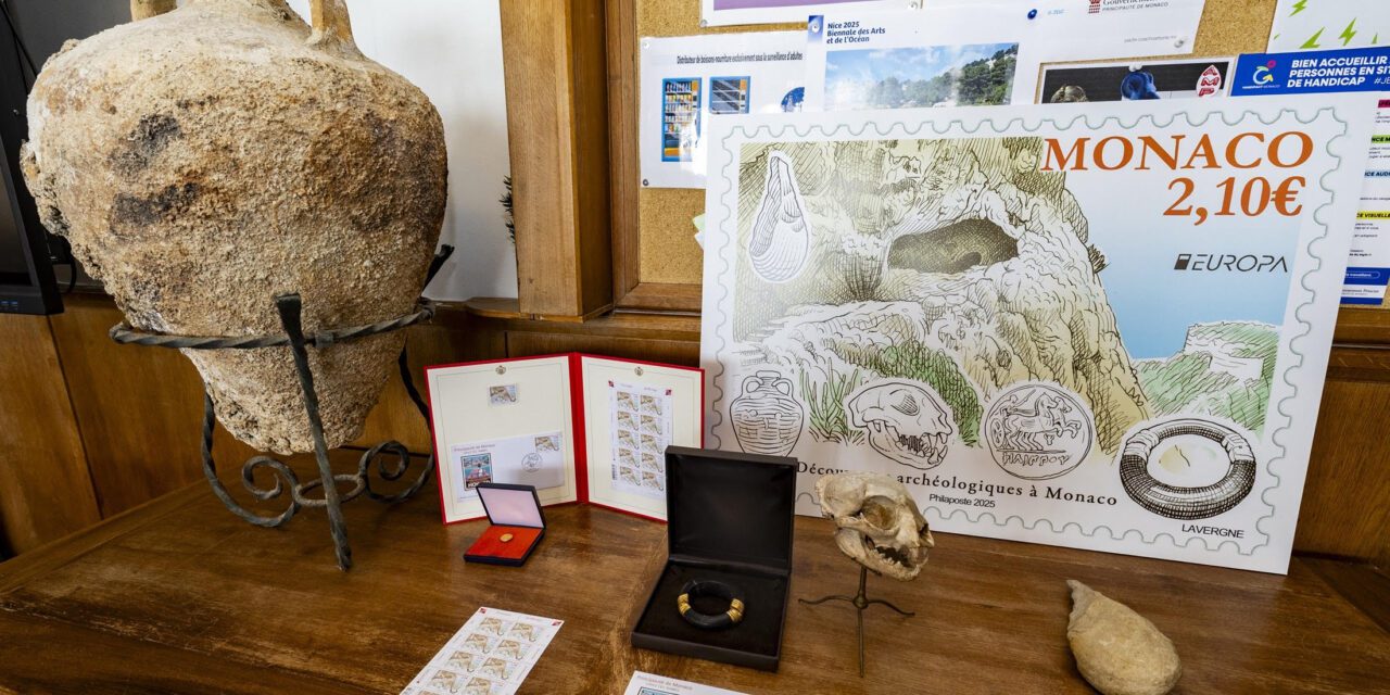Monaco Unveils EUROPA 2025 Stamp Celebrating Ancient Archaeological Treasures