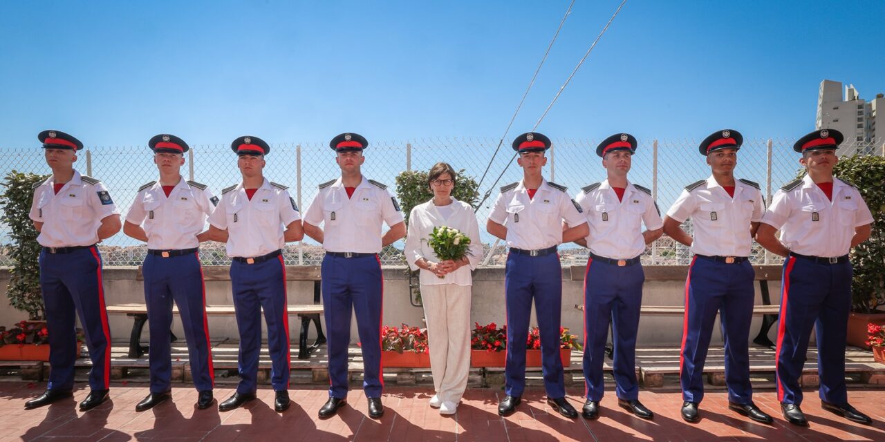 Eight new Prince’s Carabiniers receive their badges in ceremony