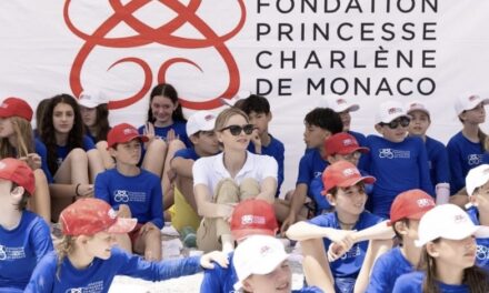 Princess Charlene leads water safety drive at Larvotto Beach