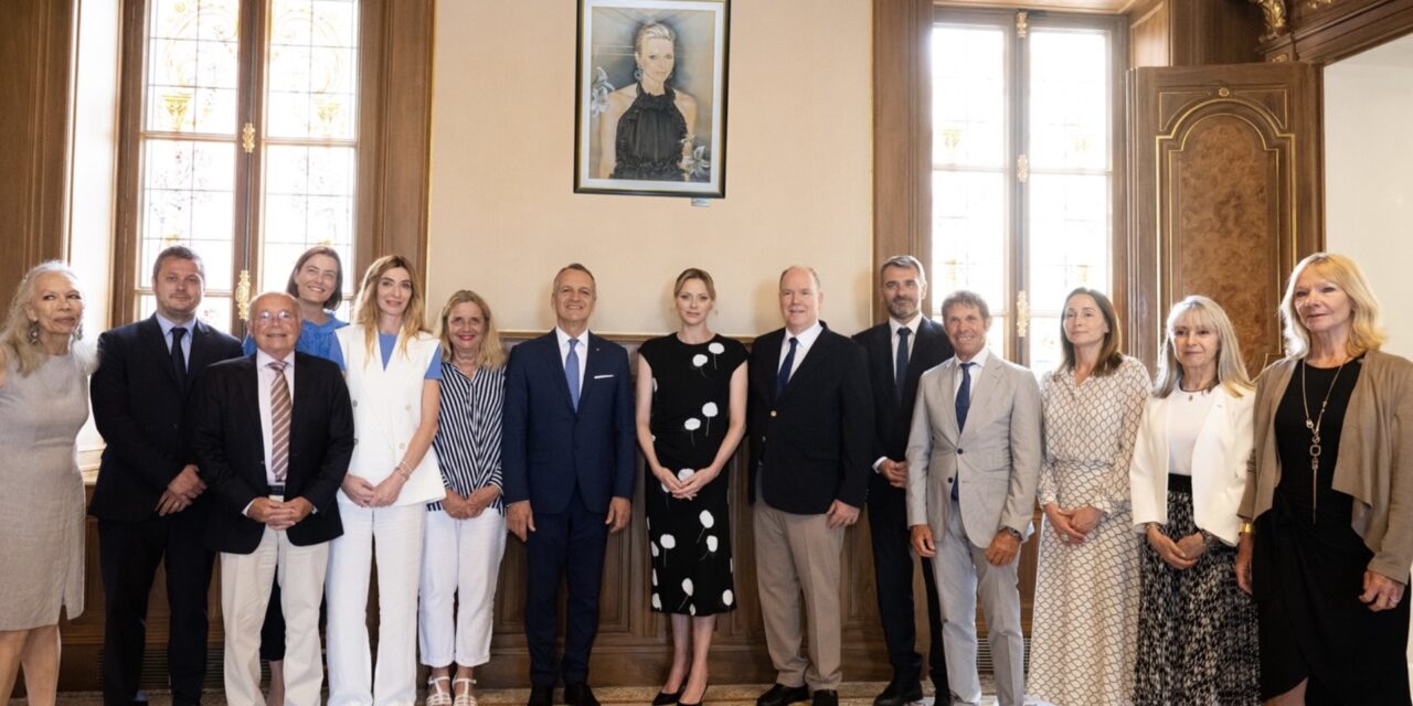 Princess Grace and Princess Charlene honoured with new portraits in Monaco’s wedding hall