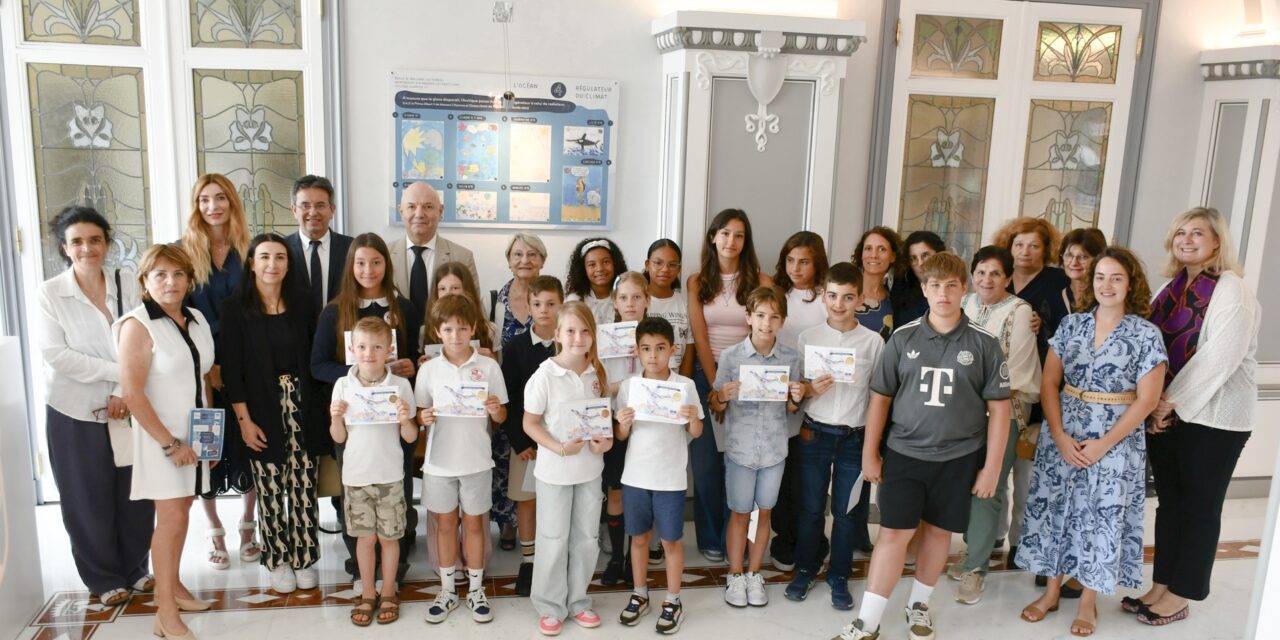 Monaco Town Hall hosts student-led “Act for the Ocean” exhibition for World Oceans Day