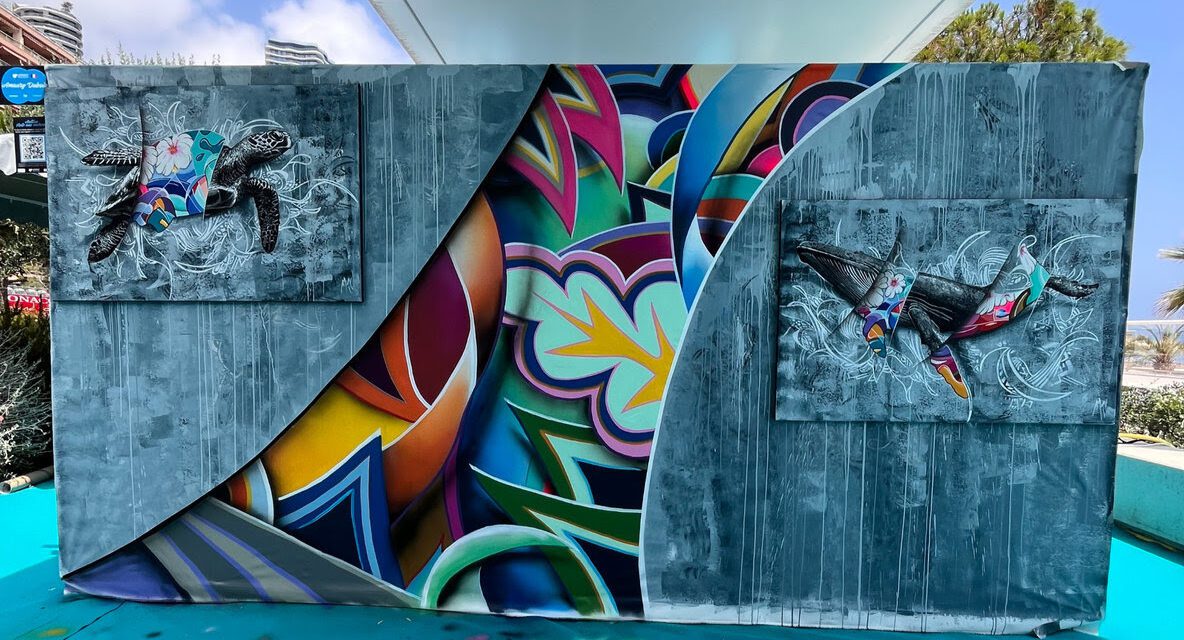 UPAINT turns blue as artists make waves for ocean conservation