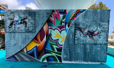 UPAINT turns blue as artists make waves for ocean conservation