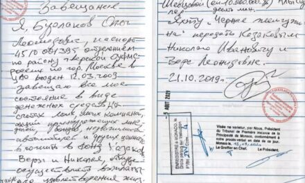 Billionaire’s notebook will sparks legal firestorm in Monaco