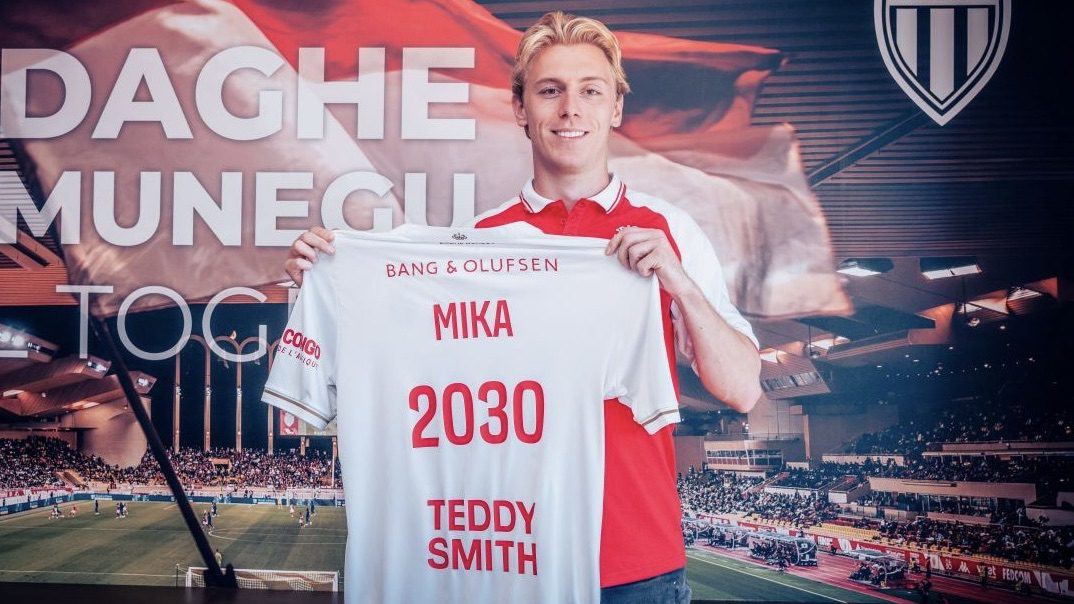 AS Monaco tie down record-breaking striker Mika Biereth until 2030