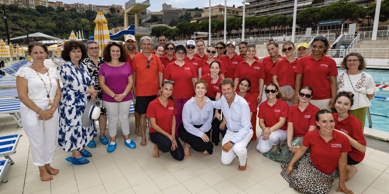 Future nurses lead the charge on sun safety at Port Hercule