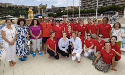 Future nurses lead the charge on sun safety at Port Hercule