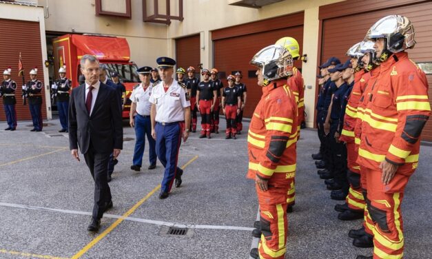 Newly appointed Minister of State Christophe Mirmand puts security first with visits to Police and Fire services