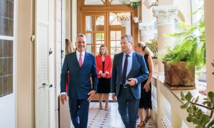 New Minister of State Christophe Mirmand visits Monaco Town Hall