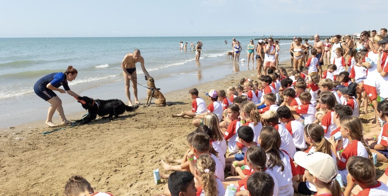 Princess Charlene Foundation brings water safety to life for Children of Venice