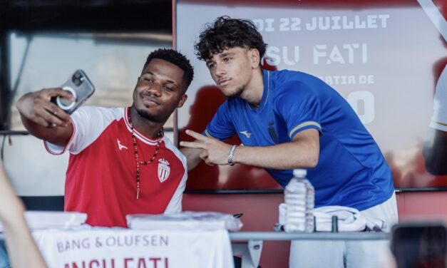 Ansu Fati meets Monaco fans at Port Hercule as AS Monaco Village heats up for summer