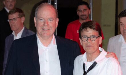 Monaco unites in black and white for Fight Aids gala