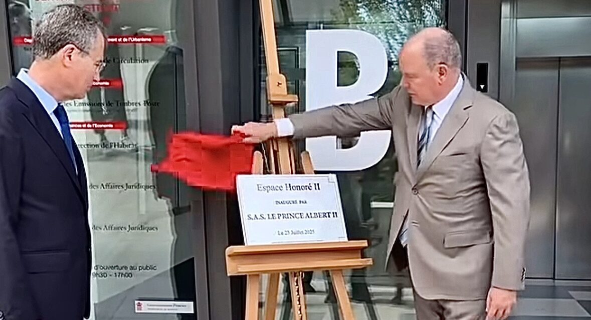 HSH Prince Albert II opens new Espace Honoré II government hub