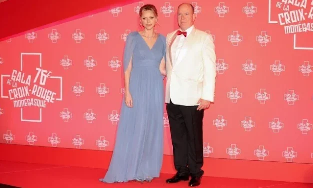 Prince Albert II and Princess Charlene attend 76th Monaco Red Cross Gala