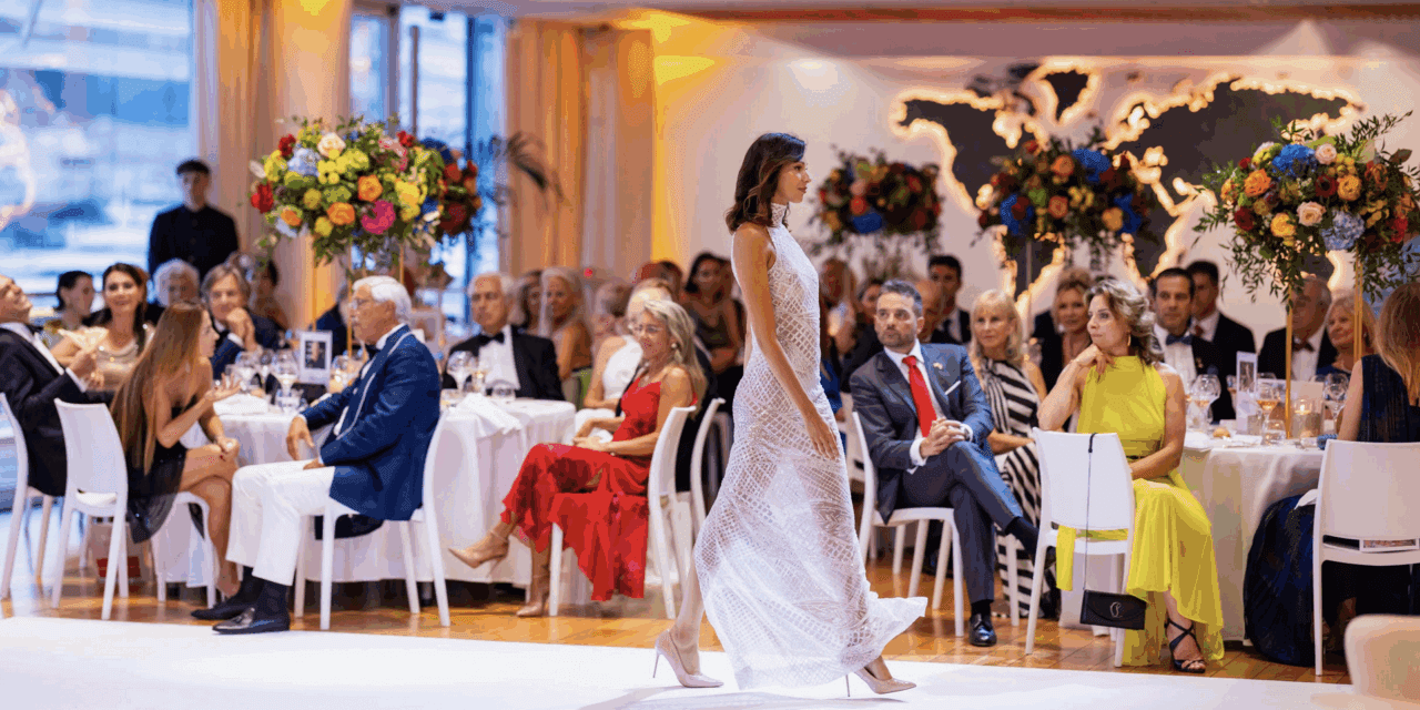 German International Club celebrates annual Gala with special painting for Prince Albert II and a Fashion Show
