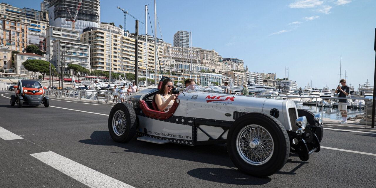 Discover Monaco’s streets aboard a 1930s Formula 1 Electric Replica