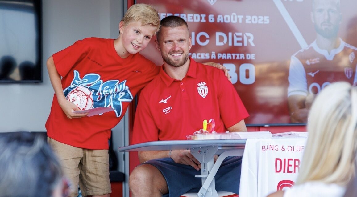 English defender Eric Dier draws a crowd at AS Monaco Village