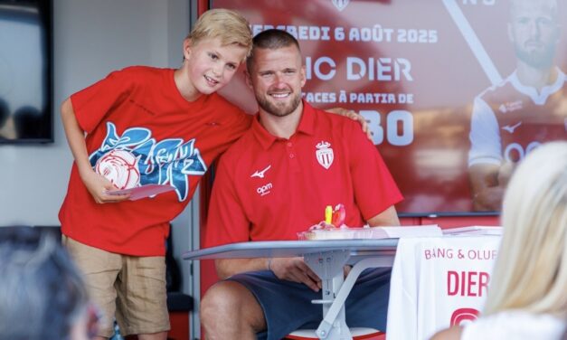 English defender Eric Dier draws a crowd at AS Monaco Village