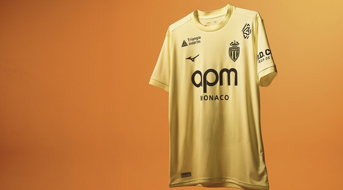 AS Monaco unveils celestial yellow third kit for 2025–26 season