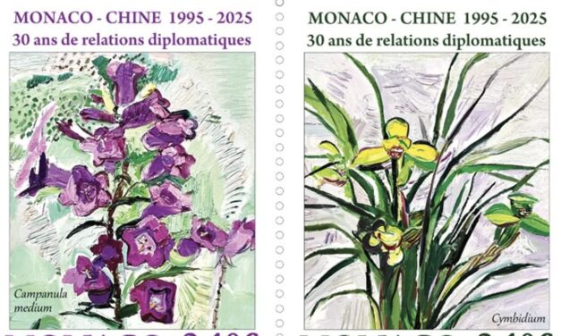Monaco unveils commemorative stamps to honour 30 years of diplomatic ties with China