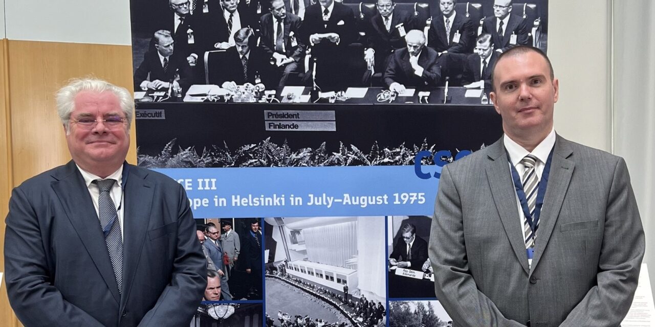 Monaco delegation takes part in landmark 50th anniversary of OSCE in Helsinki