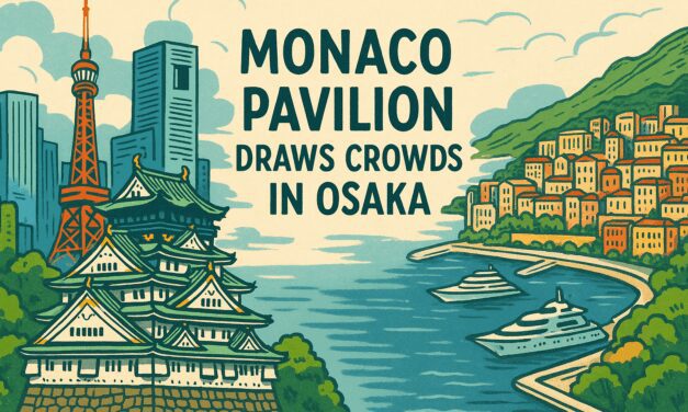 Monaco conquers Osaka with pavilion sensation drawing nearly one million visitors