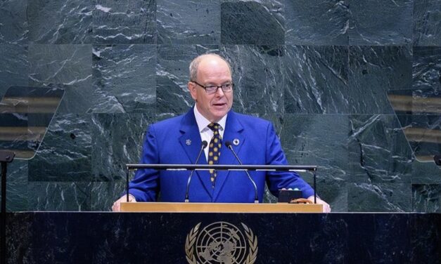 Prince Albert II addresses United Nations General Assembly