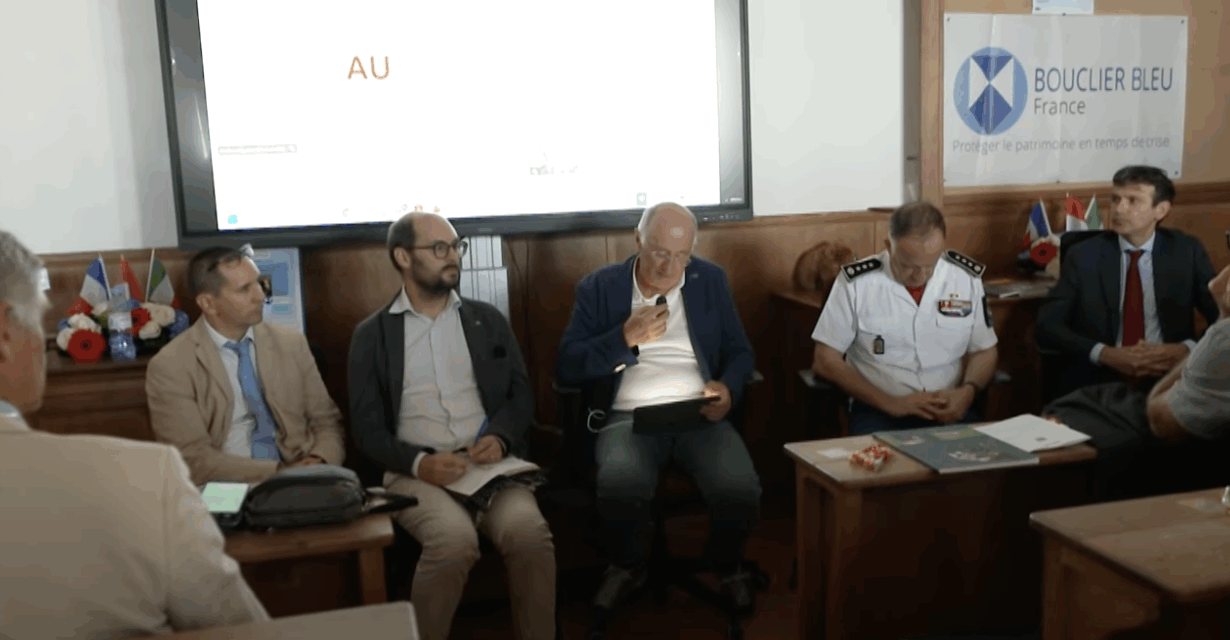 Blue Shield’s mission highlighted at the Gulf of Genoa meetings