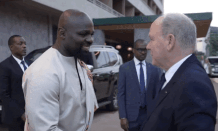 Prince Albert II attends launch of Carlos Takam Academy in Rwanda