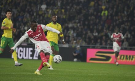 Monaco triumph in eight-goal thriller against Nantes to reclaim second place in Ligue 1