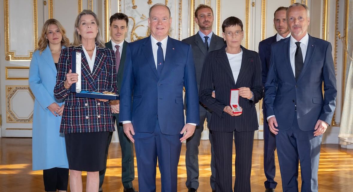 Monaco’s Royal Sisters Awarded France’s Highest Distinctions